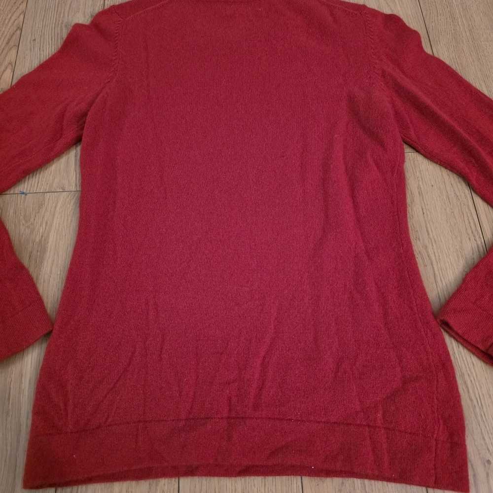 Vintage Sutton Studio Red Cashmere Sweater- M - Picture 8 of 13